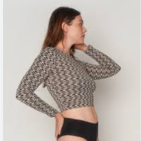 Seea XS Palomar crop top rash guard rashguard Aries nwt - Picture 2 of 7